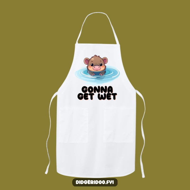 Funny Platypus Pool Apron: Kitchen Curiosity Fun, Hilarious Gift