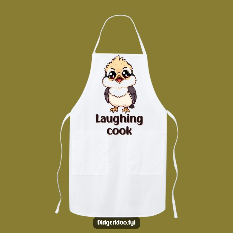 Funny Kookaburra Apron: Grinning Bird, Kitchen Fun and Hilarious Gift
