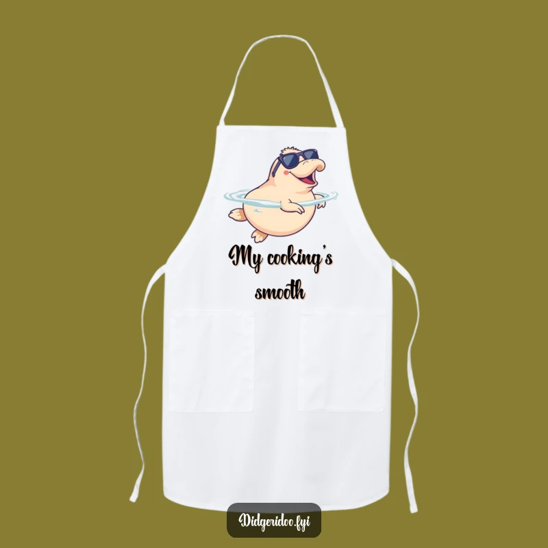 Funny Platypus Swim Apron: Cook with Hilarious Aquatic Flair and Style