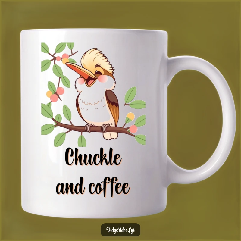 Funny Kookaburra Laughing Mug: Jubilant Aussie Bird Gift for Endless Giggles