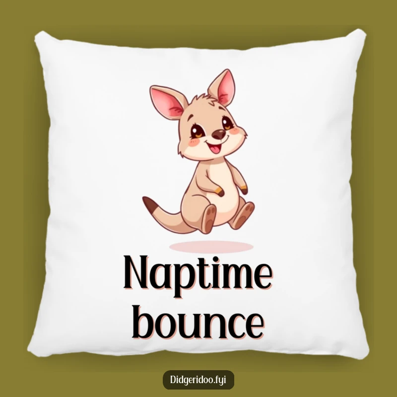 Funny Kangaroo Cub Pillow: Soft Bouncing Baby Animal Cuddle Gift