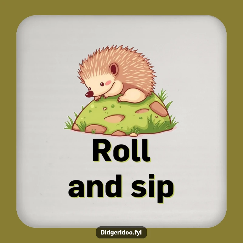 Funny Echidna Rolling Coaster - Playful Animal Protection for Tables