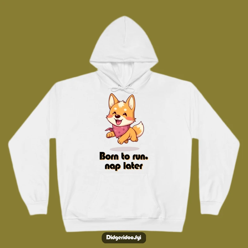 Funny Dingo Chase Hoodie: Stay Cozy and Stylish with this Playful Dog Design