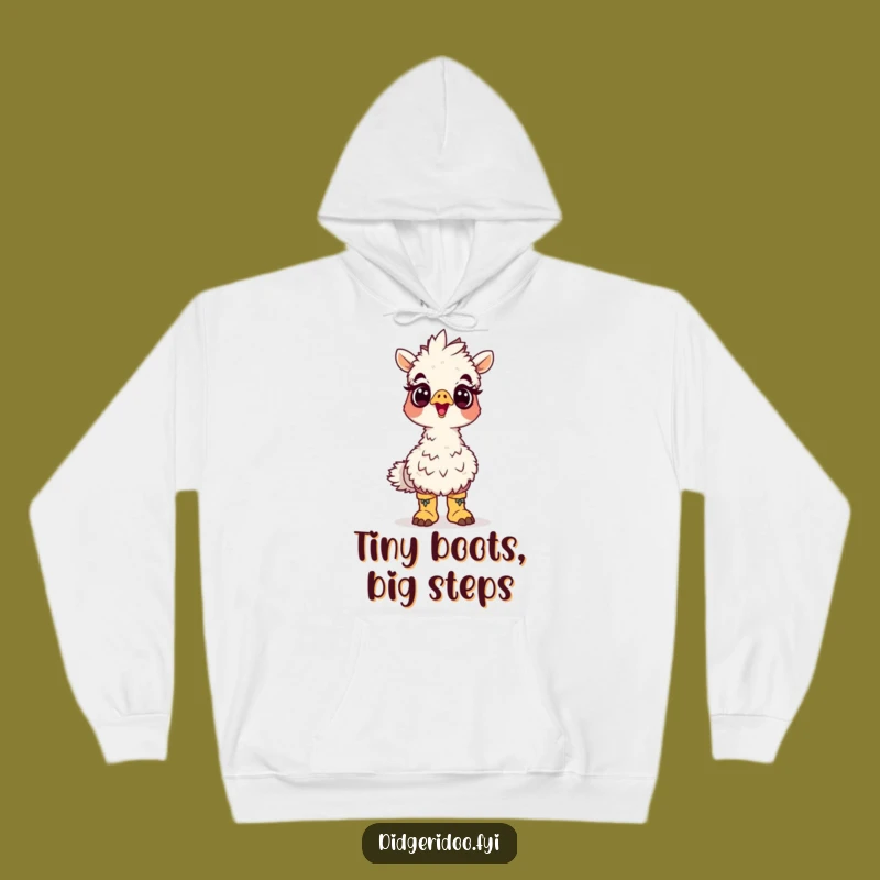 Funny Emu Boots Hoodie: Cozy Surprised Bird Gift
