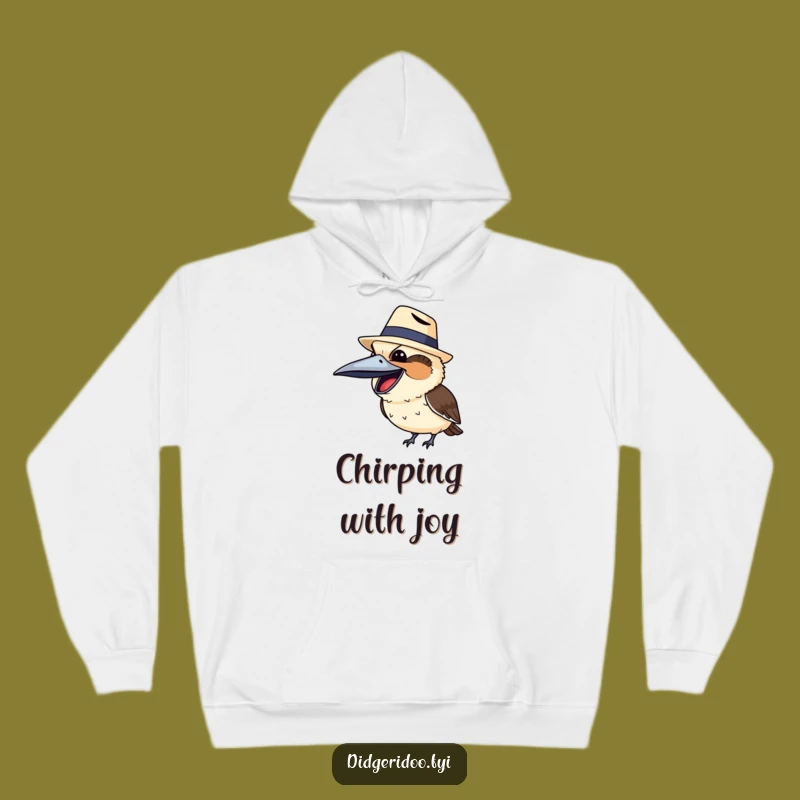 Funny Kookaburra Akubra Hoodie: Cozy Laughs, Hilarious Aussie Icon, Perfect Funny Gift!