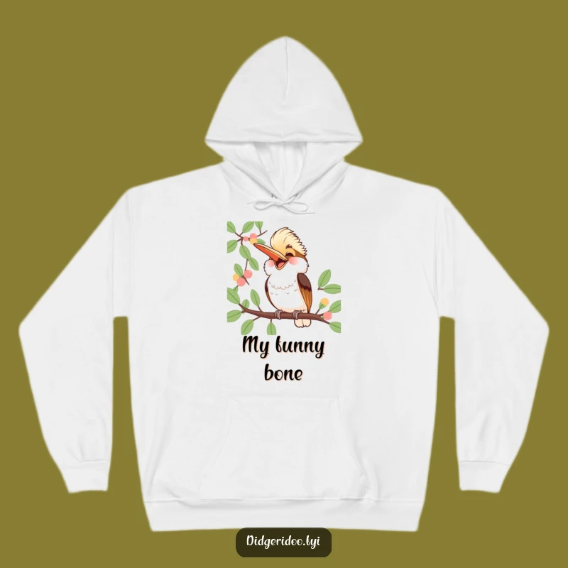 Funny Kookaburra Laughing Hoodie: Cozy Aussie Bird Sweatshirt, Humorous Gift