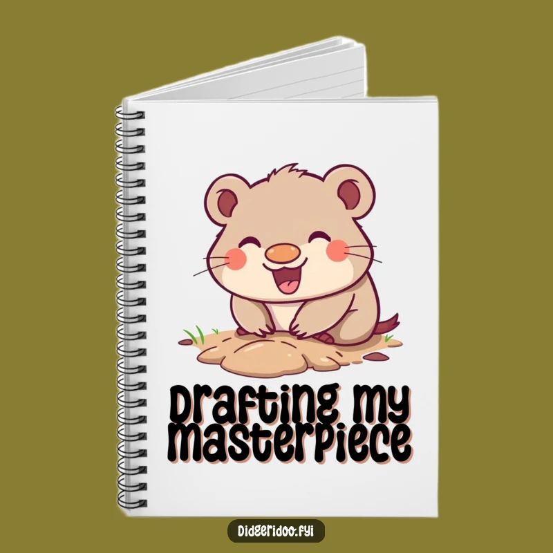 Funny Wombat Digging Notebook: Jot Down Ideas with Hilarious Outback Flair