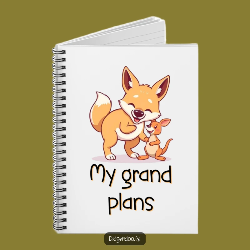 Funny Dingo Fetch Notebook: Dingo Lined Journal Funny Gift Idea