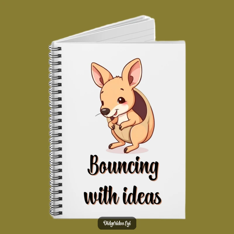 Funny Kangaroo Joey Pouch Notebook: Jot Down Ideas with Hilarious Outback Flair