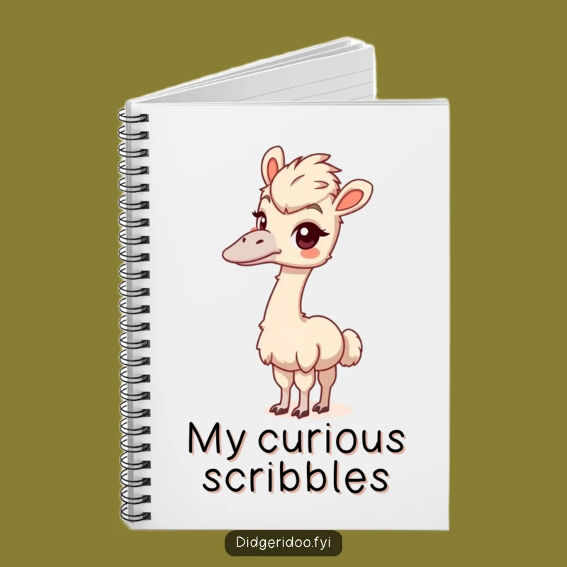 Funny Emu Notebook: Jot Down Curious Thoughts with Playfulness!