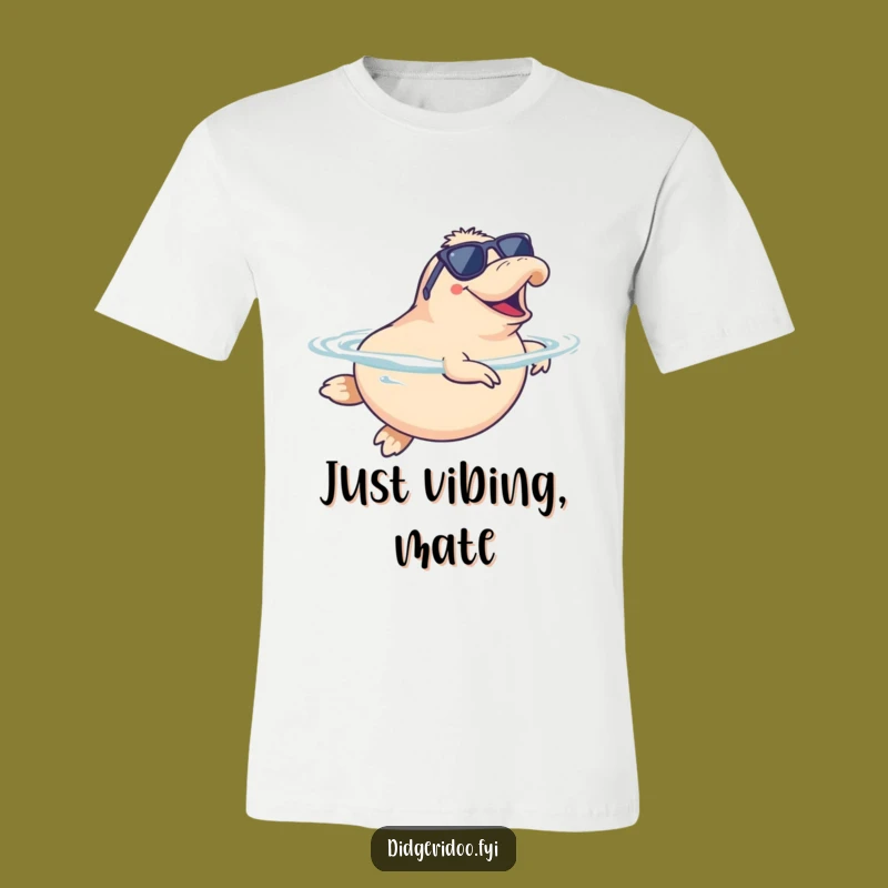 Funny Platypus Swim T-Shirt: Wear Your Hilarious Aquatic Coolness with Pride