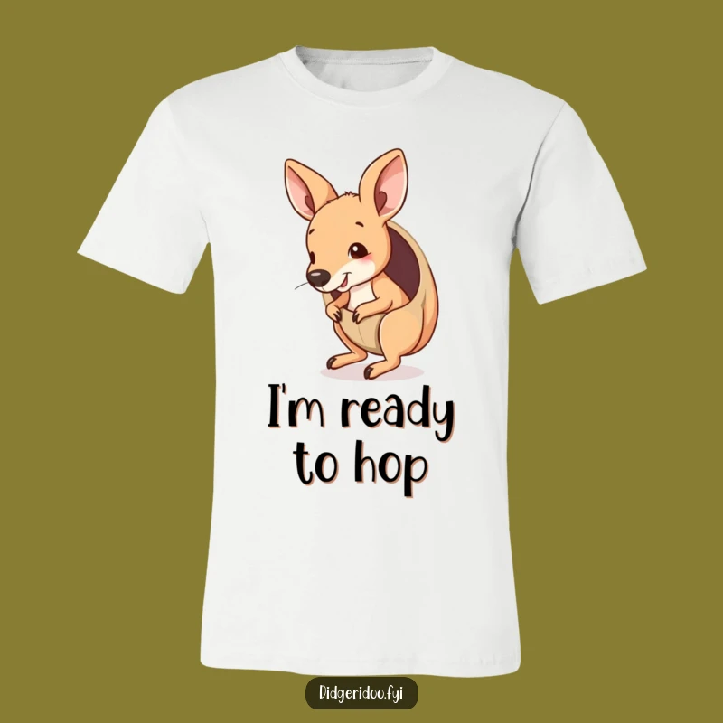 Funny Kangaroo Joey Pouch T-Shirt: Wear Your Playful Energy with Hilarious Style