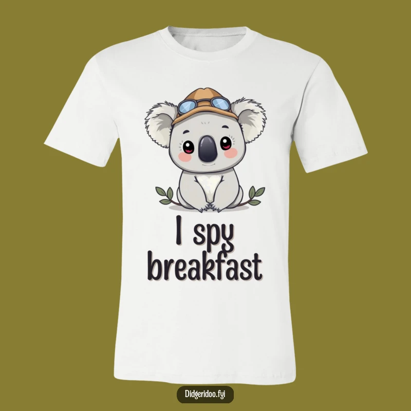 Funny Koala Detective T-Shirt - Case Closed Humor!