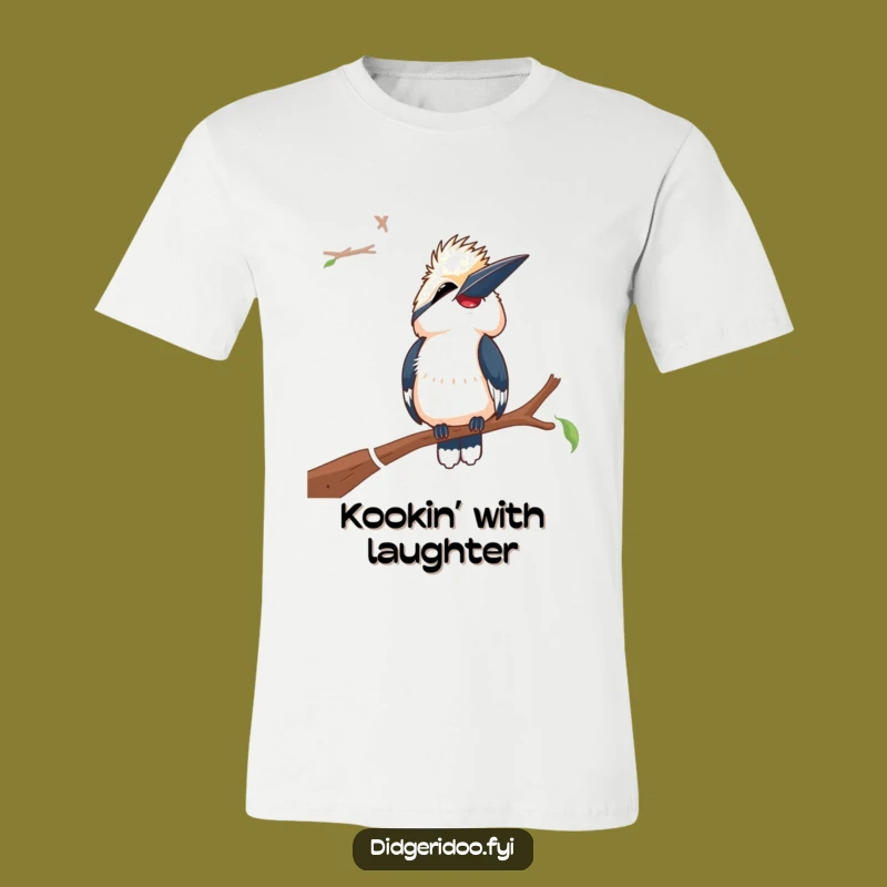 Funny Laughing Kookaburra T-Shirt: Aussie Comedy Style, Great Gift